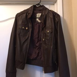 Brown Bomber style jacket for sale!